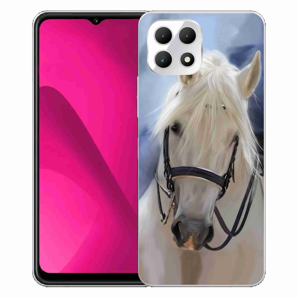 Zselés borítás mmCase a T-Mobile T Phone 2 készülékhez - fehér ló