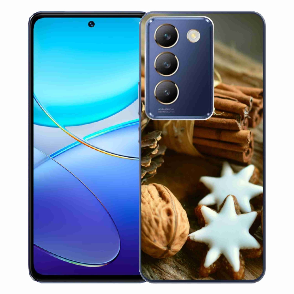 Gél borítás mmCase a Vivo V40 SE 4G/5G készülékhez - fahéj és mézeskalács