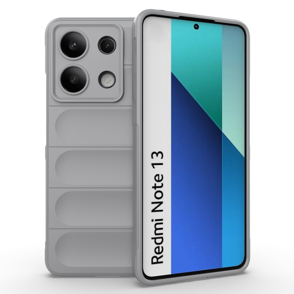 Rugg tartós zselés tok Xiaomi Redmi Note 13-hoz - világosszürke