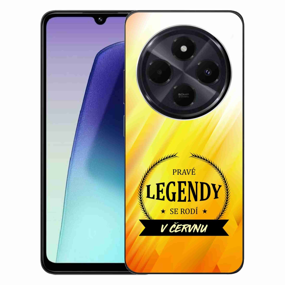 Gél borítás mmCase a Xiaomi Redmi 14C/Poco C75-ön - Legendák júniusban sárga háttérrel