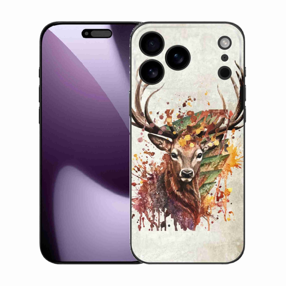 Zselés borítás mmCase iPhone 17 Pro Max készülékhez - szarvas 1