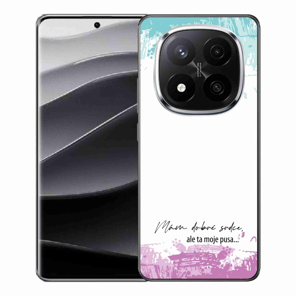 Gél borító mmCase a Xiaomi Redmi Note 14 Pro+ 5G számára - vicces szöveg 3 fehér háttérrel