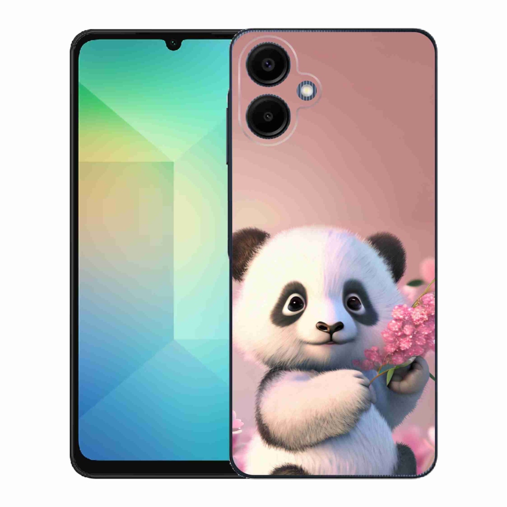 Gél borítás mmCase Samsung Galaxy A06 4G - aranyos panda