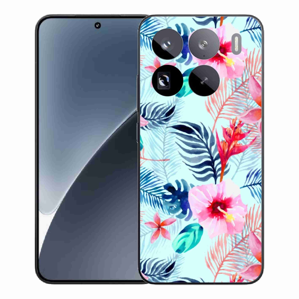 Gél borítás mmCase a Xiaomi 15 Pro számára - virágok