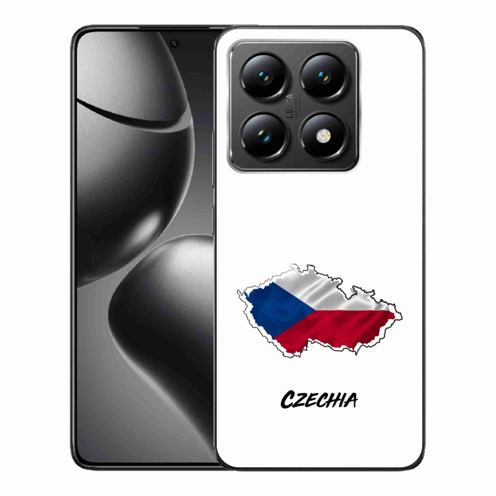Gél borítás mmCase a Xiaomi 14T-hez - Csehország fehér háttér