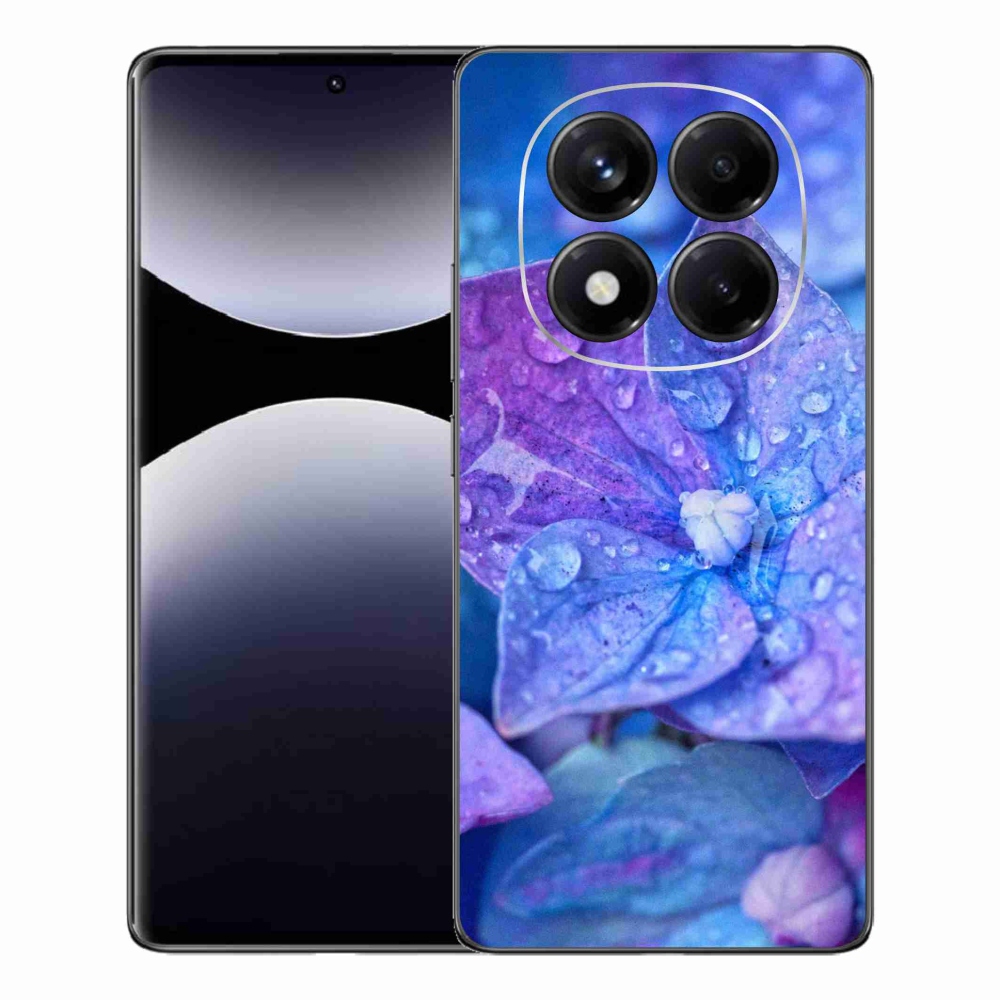 Gél borítás mmCase a Xiaomi Redmi Note 14 Pro számára - lila virág