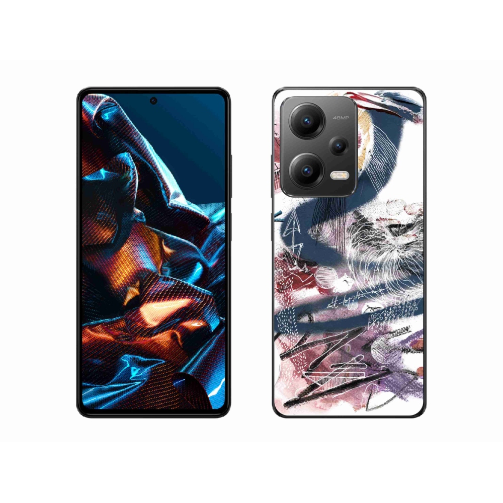 Gél borítás mmCase a Xiaomi Redmi Note 12 Pro 5G számára - absztrakt motívum 28