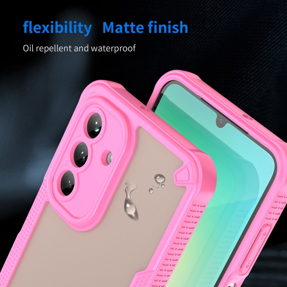 Fagyasztott tartós borítás Samsung Galaxy A26 5G készülékhez - rózsaszín