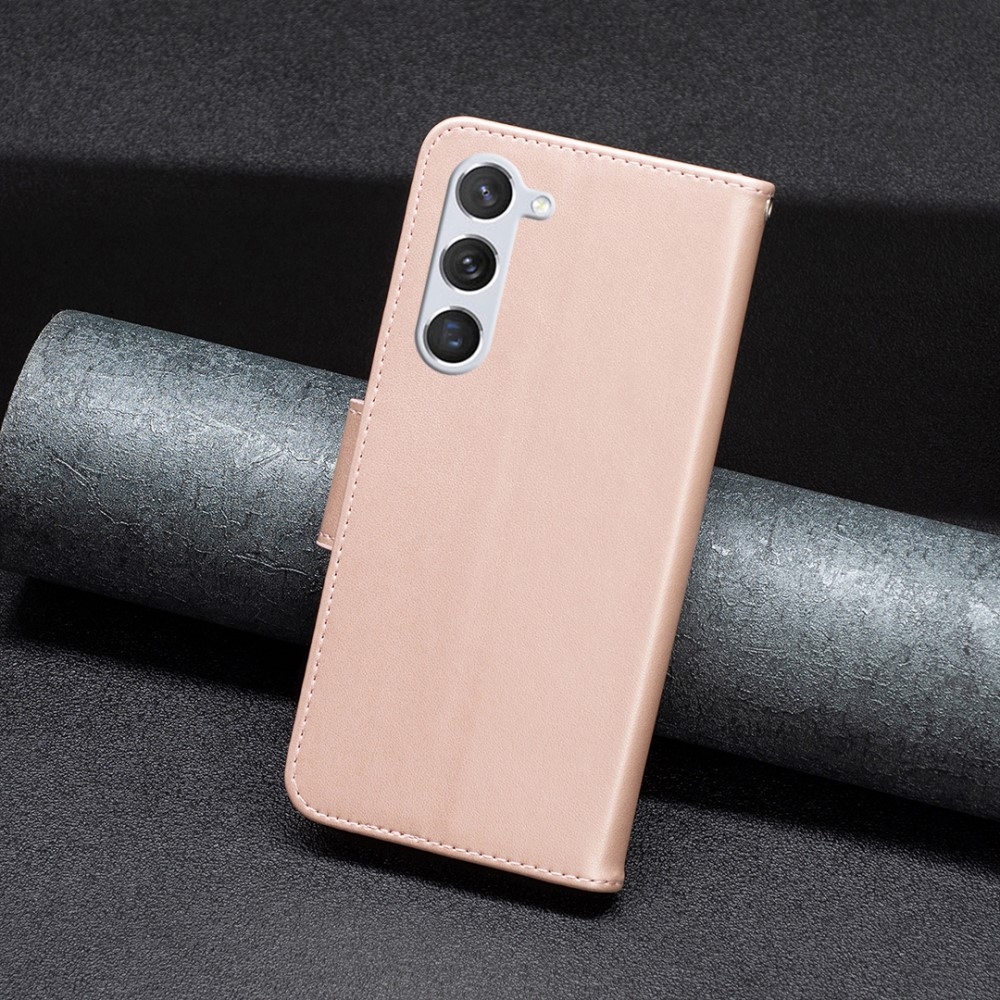Pillangó könyv tok Samsung Galaxy S24 készülékhez - rózsaarany