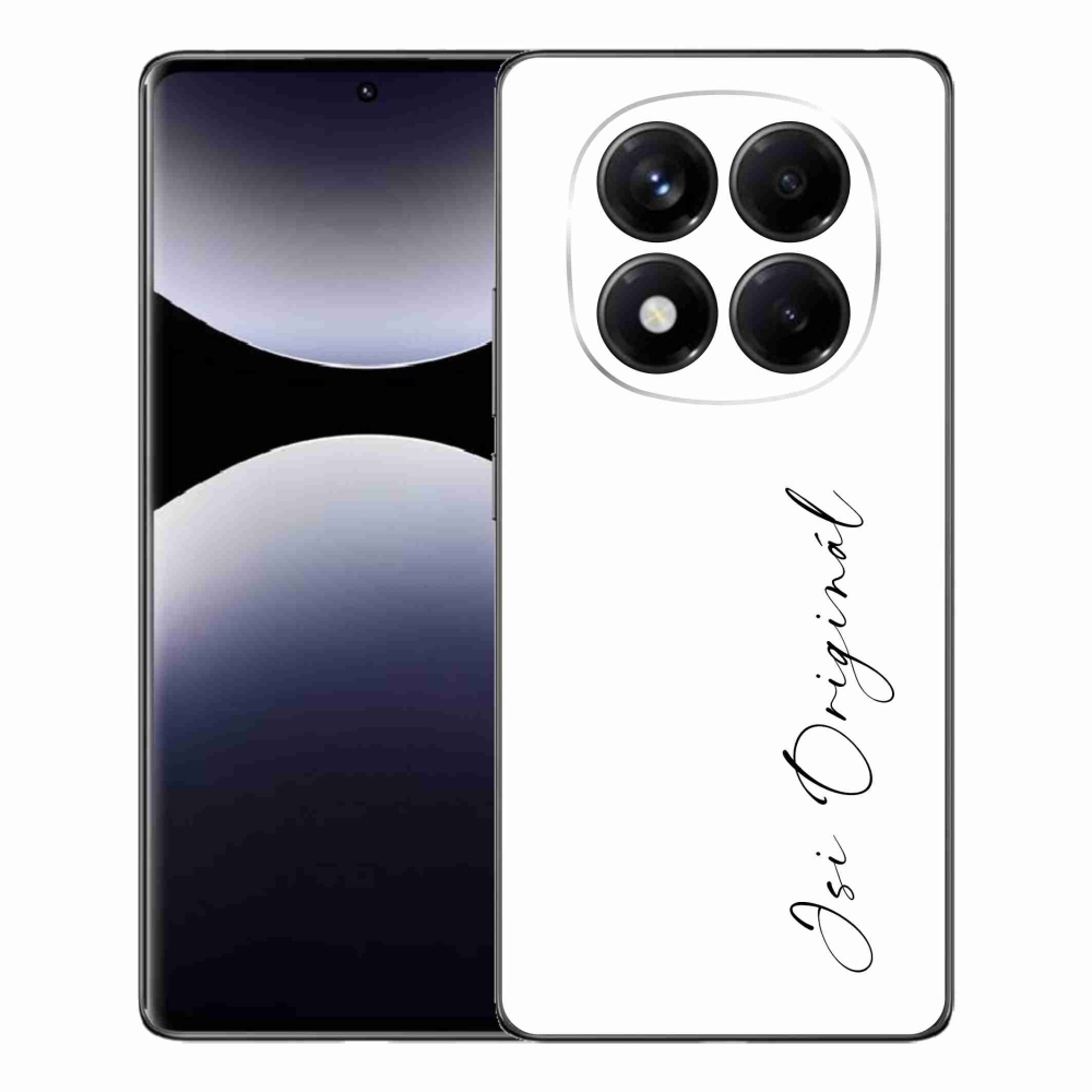 Gél borító mmCase a Xiaomi Redmi Note 14 Pro - te vagy az eredeti fehér háttérrel