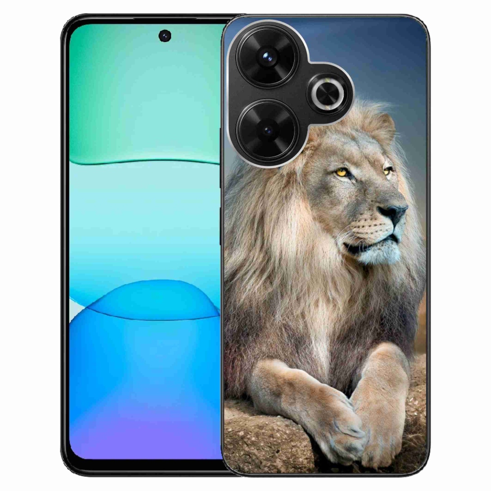 Gél tok mmCase a Xiaomi Redmi 13 4G/Poco M6 4G - Lion 1 számára