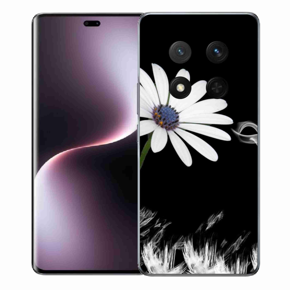 Zselés borítás mmCase a Honor Magic 7 Lite 5G számára - fehér virág