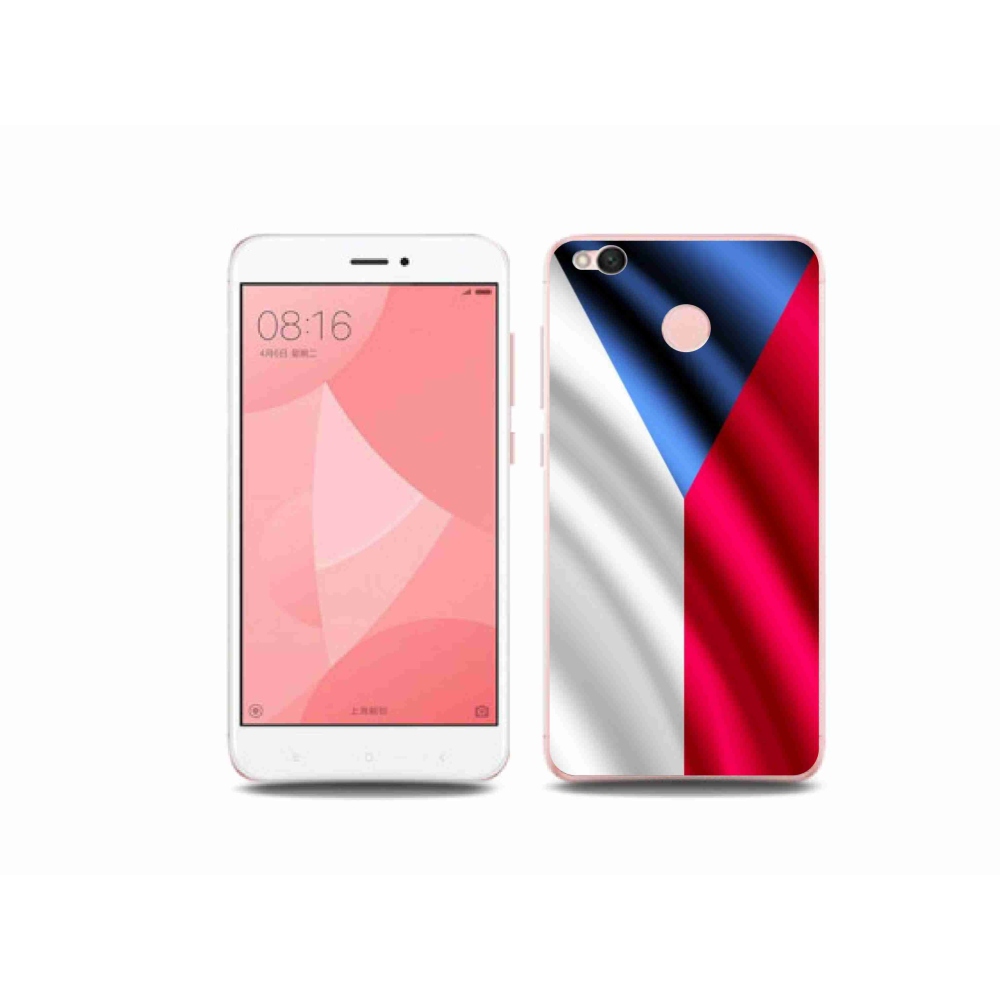 Gél borítás mmCase a Xiaomi Redmi 4X számára - cseh zászló