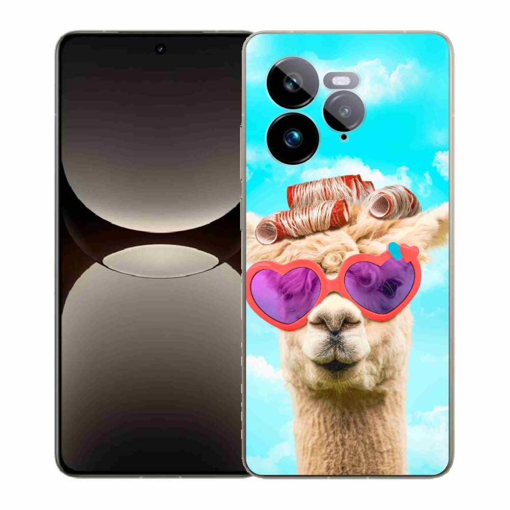 Gél borítás mmCase a Realme GT 7 Pro 5G számára - szemüveges láma