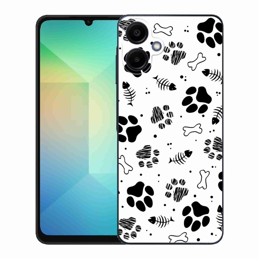 Zselés borítás mmCase Samsung Galaxy A06 4G - kutyamancsok 1