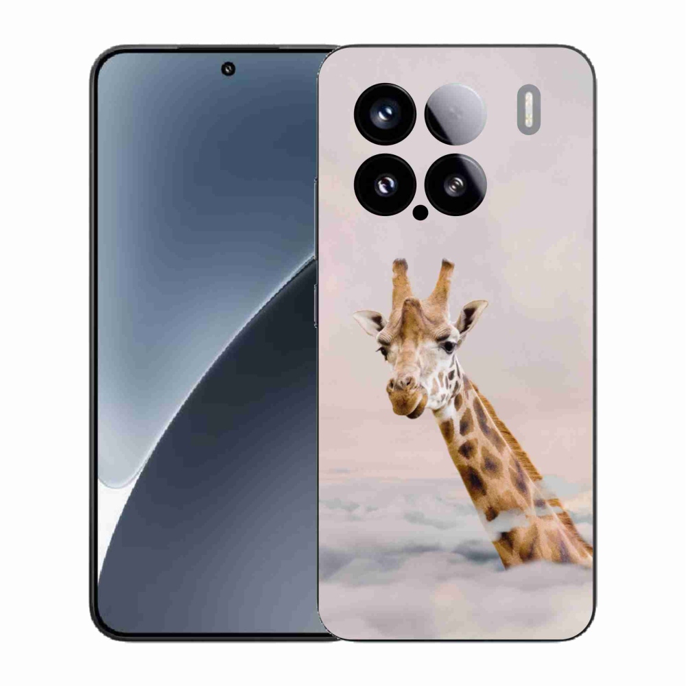 Gél borító mmCase a Xiaomi 15-öshöz - zsiráf a felhőkben