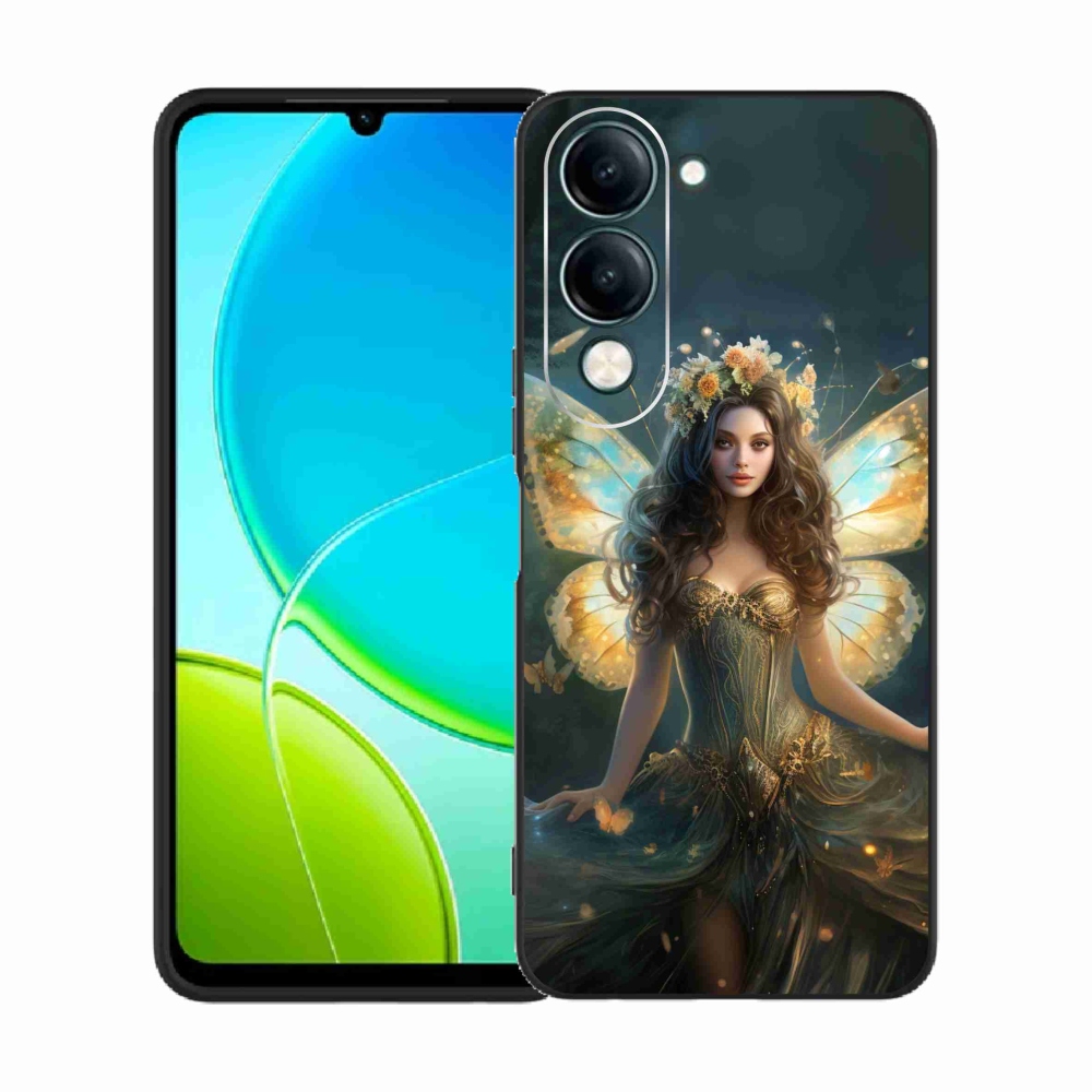 Gélburkolat mmCase a Vivo Y29s 5G-n - pillangó nő