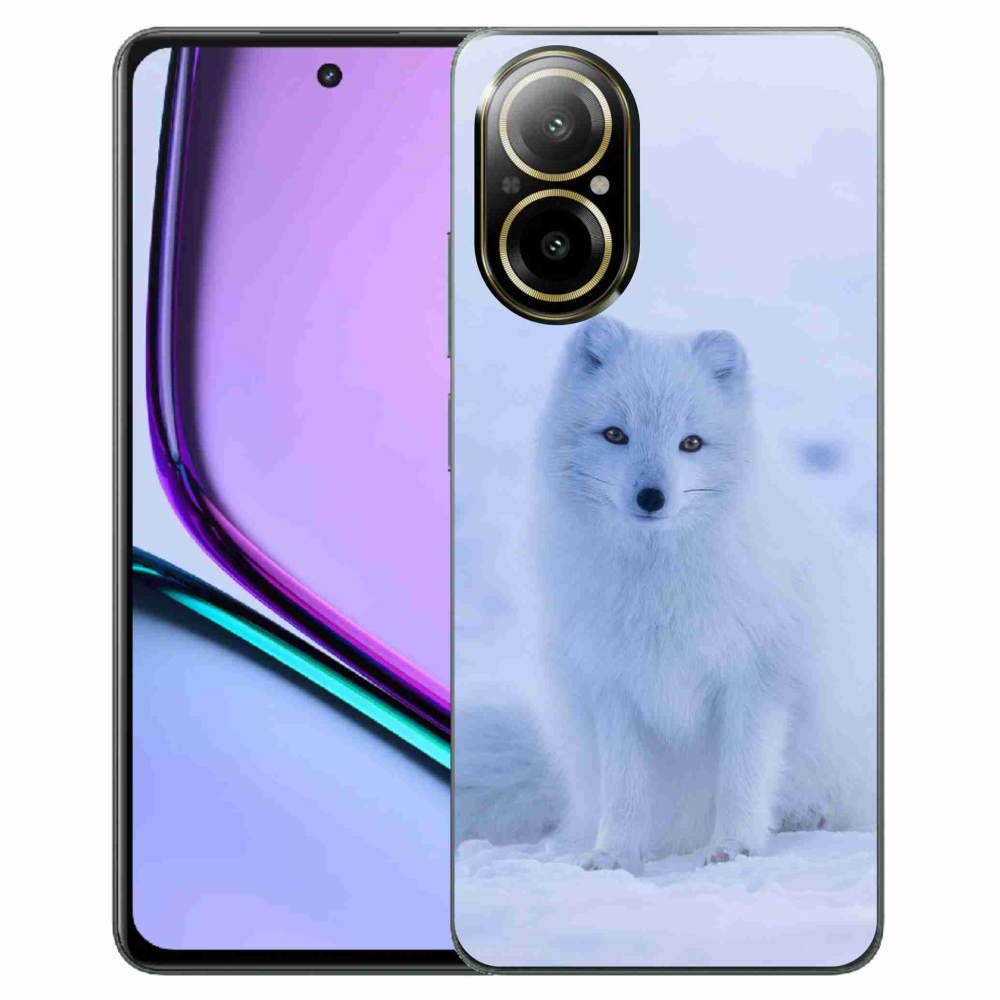 Zselés borítás mmCase a Realme C67 készülékhez - polár róka