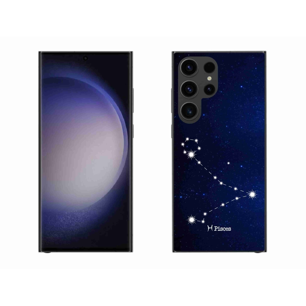 Gél borítás mmCase Samsung Galaxy S23 Ultra 5G - csillagkép Halakhoz