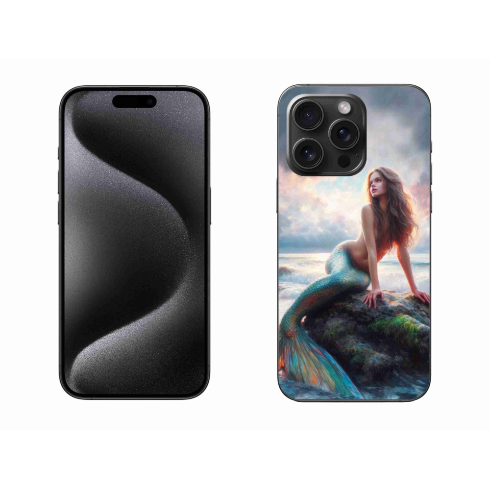 Zselés borítás mmCase iPhone 15 Pro Max készülékhez - sellő