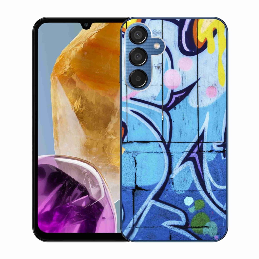 Zselés borítás mmCase Samsung Galaxy M15 5G - graffiti