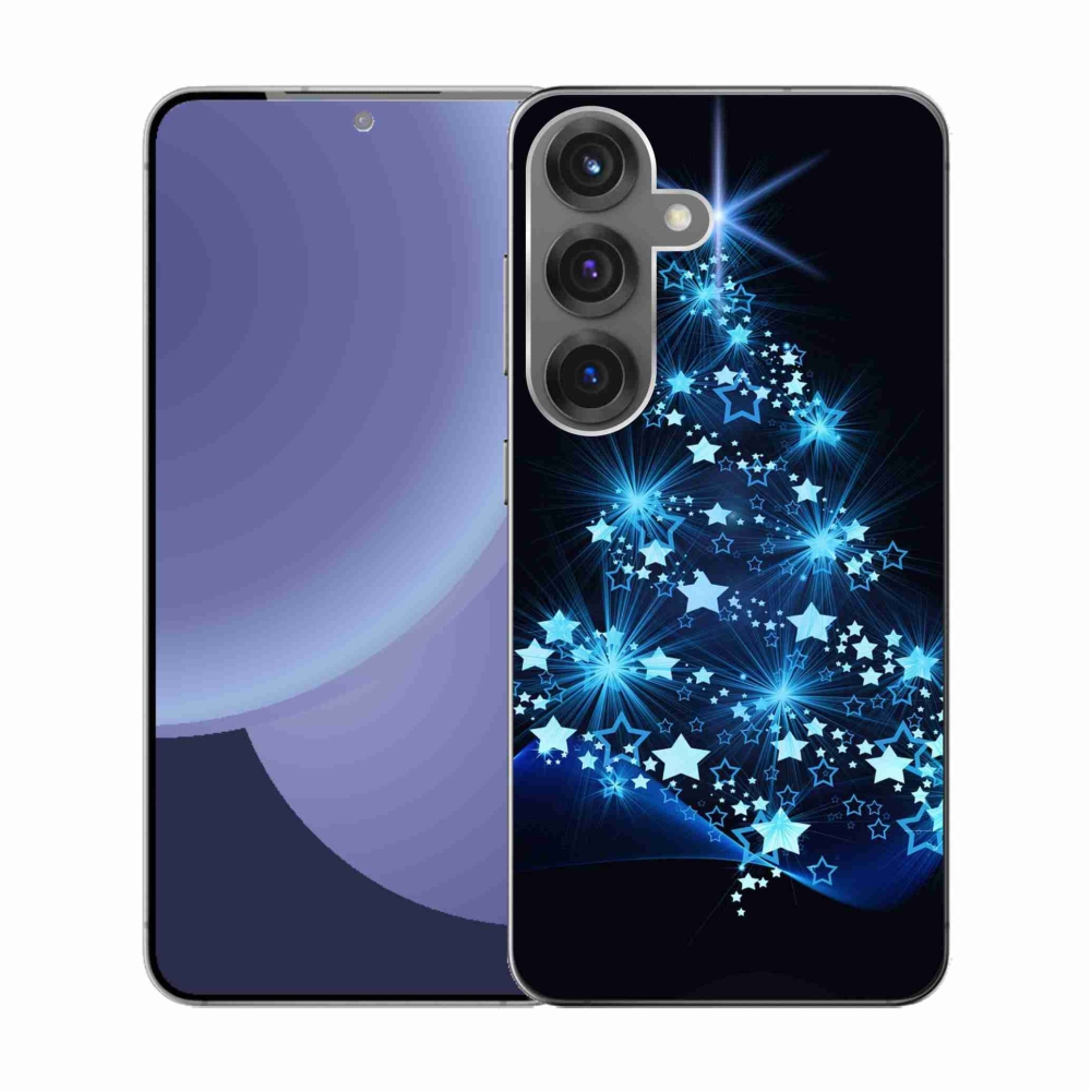 Gél borítás mmCase Samsung Galaxy S25 készülékhez - karácsonyfa