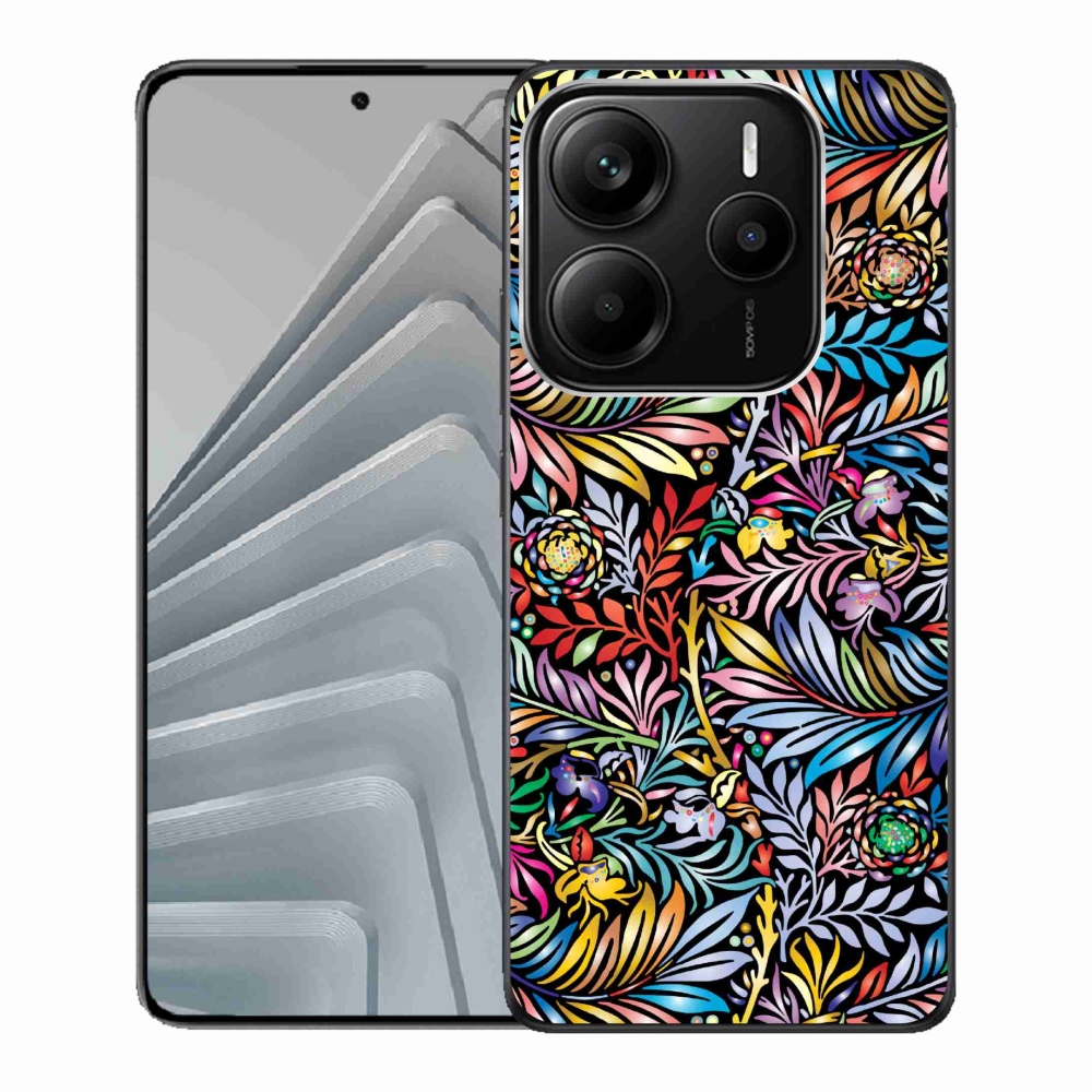 Gél borító mmCase a Xiaomi Redmi Note 14 5G számára - virágok 5