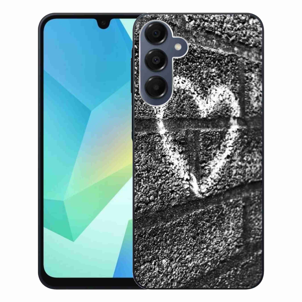 Gél borítás mmCase Samsung Galaxy A16 4G/5G - szív a falon