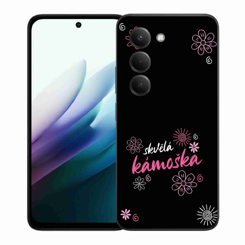 Gél borítás mmCase a Xiaomi Redmi 15 4G/5G (171mm) - nagyszerű barát fekete háttérrel