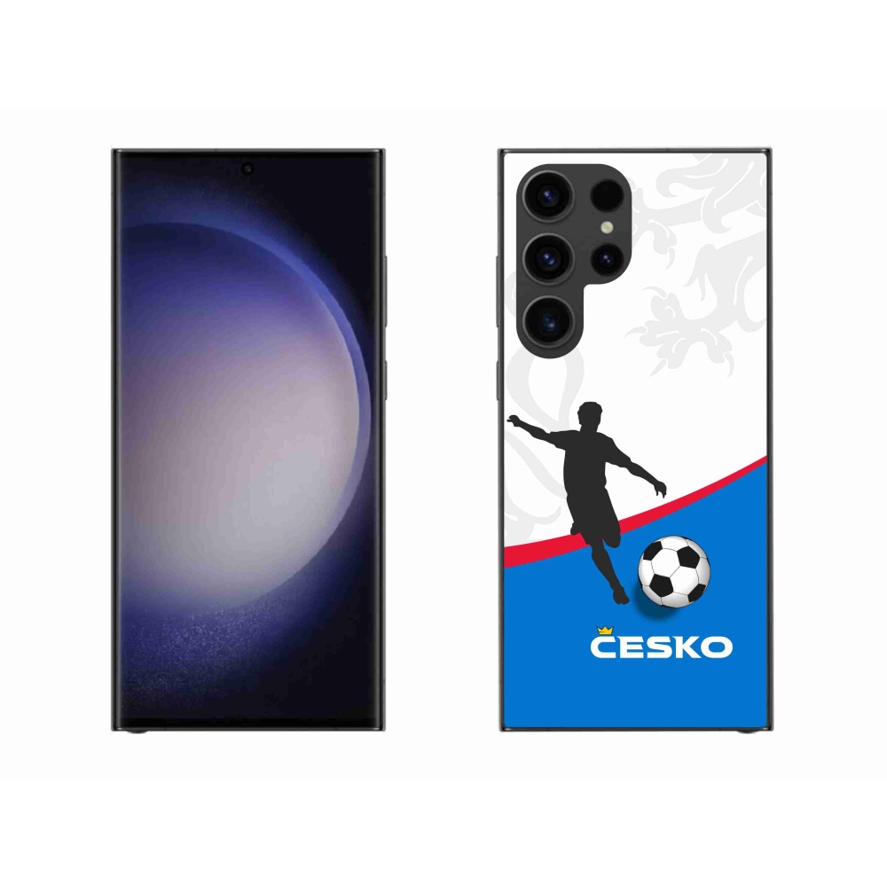 Gél védőhuzat mmCase Samsung Galaxy S23 Ultra 5G - foci Csehország 1