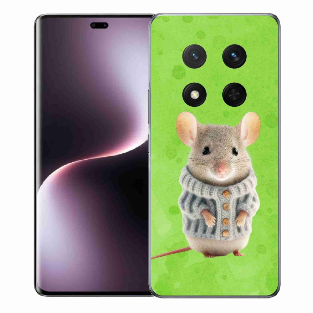 Gél borítás mmCase a Honor Magic 7 Lite 5G számára - egér pulóverben