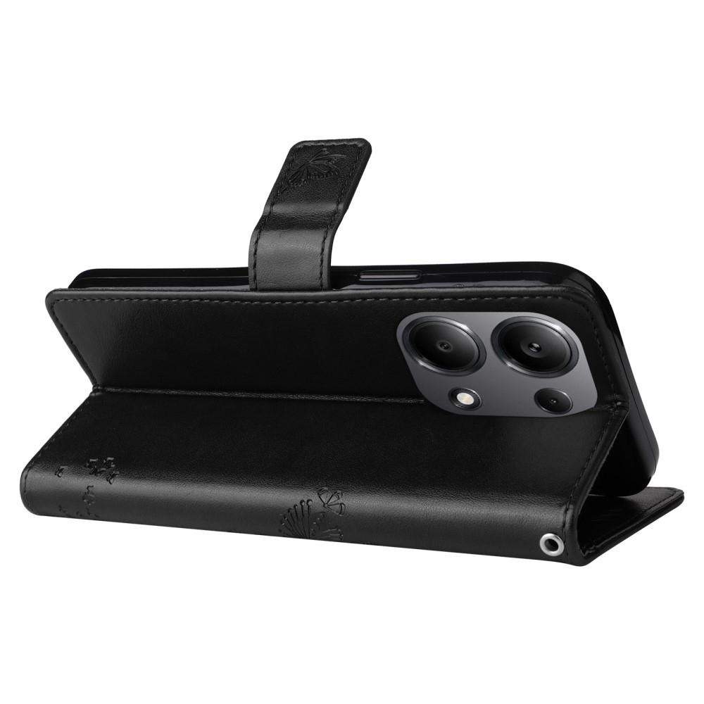 Fák könyv tokja Xiaomi Redmi Note 13 Pro 4G/Poco M6 Pro - fekete