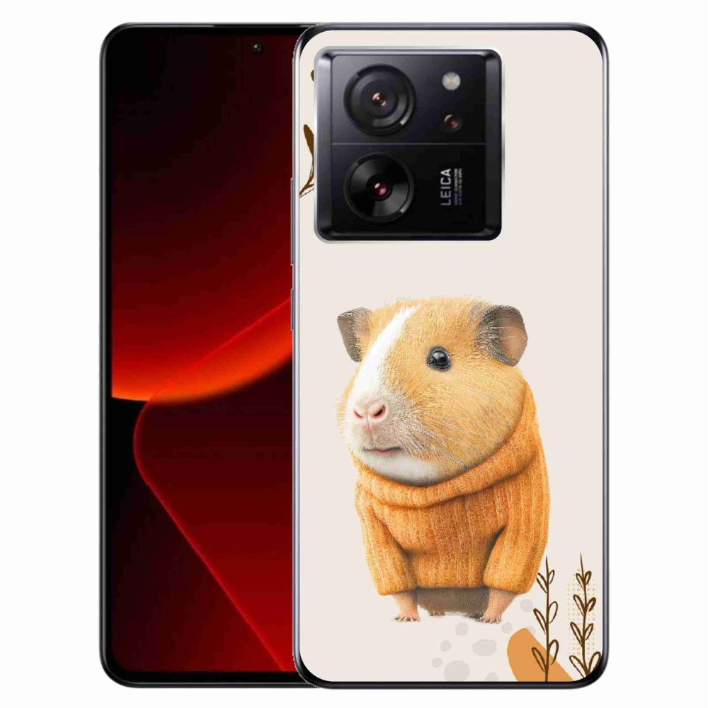 Gélburkolat mmCase a Xiaomi 13T/13T Pro számára - tengerimalac a pulóverben