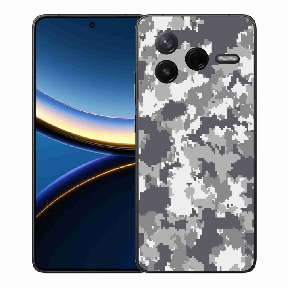 Gél borítás mmCase a Xiaomi Poco F7 Pro számára - terepszínű minta 2