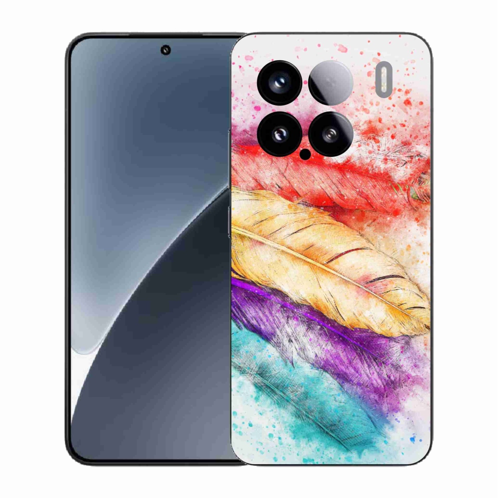 Gél borító mmCase a Xiaomi 15 - színes tollhoz