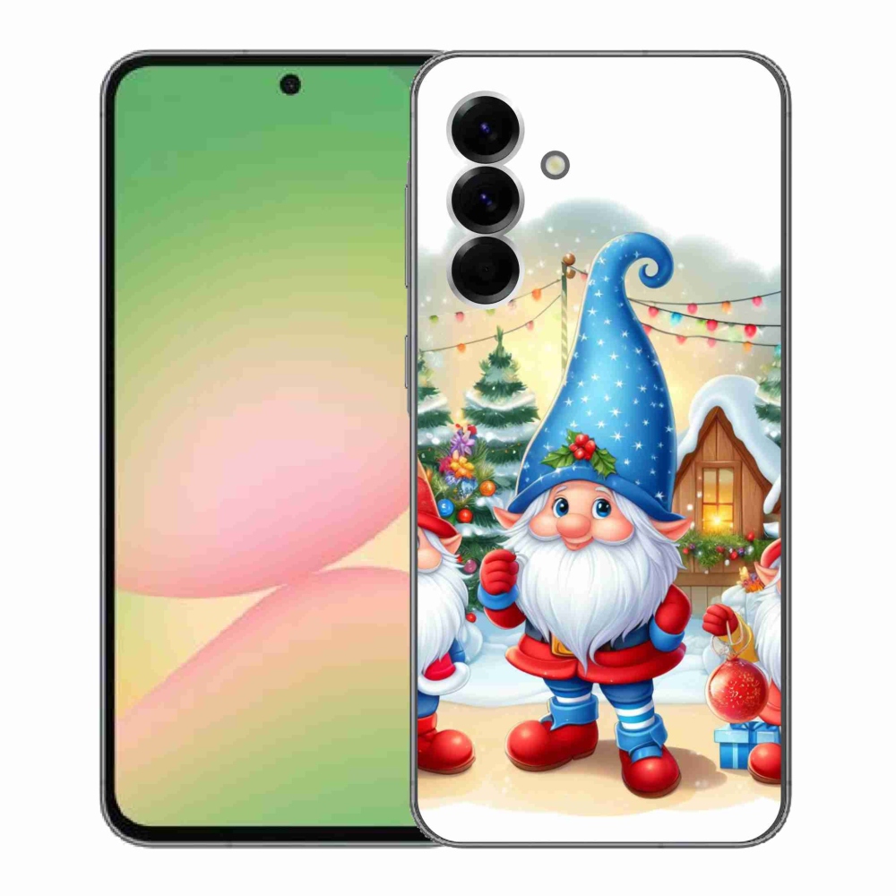 Gél borítás mmCase Samsung Galaxy A56 5G - Karácsonyi manók