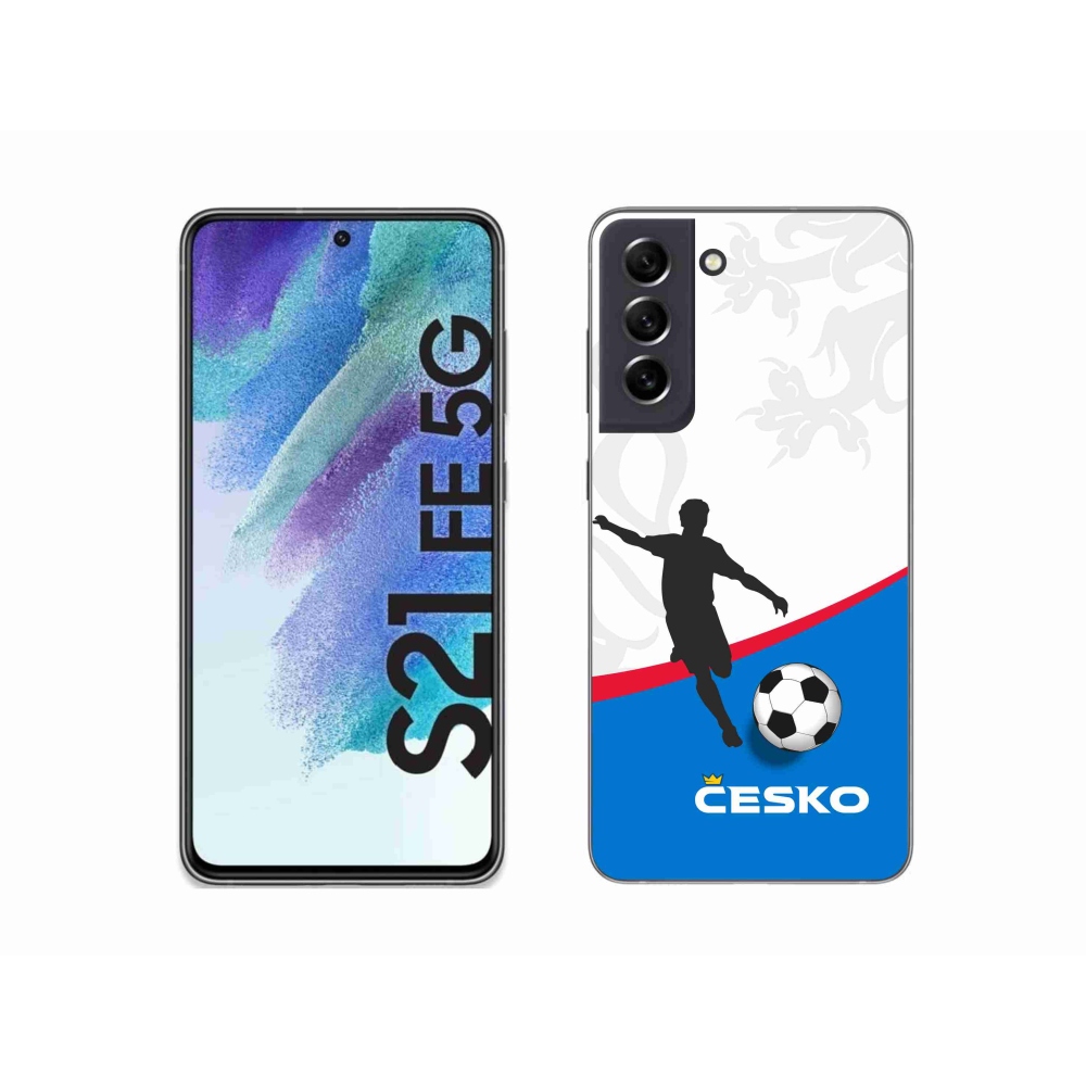 Gél védőhuzat mmCase Samsung Galaxy S21 FE 5G - foci Csehország 1