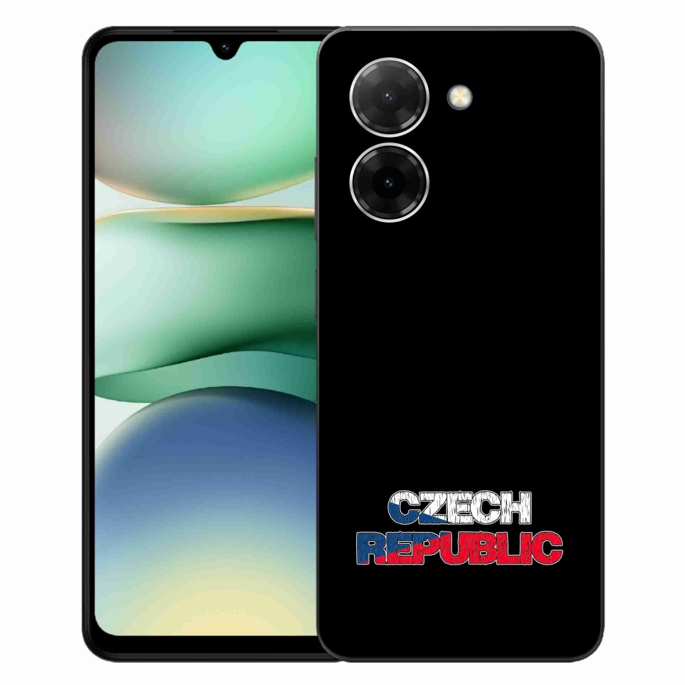 Gél borító mmCase for Xiaomi Redmi A5 (173.45x79.35x8.45mm) - Csehország fekete háttérrel