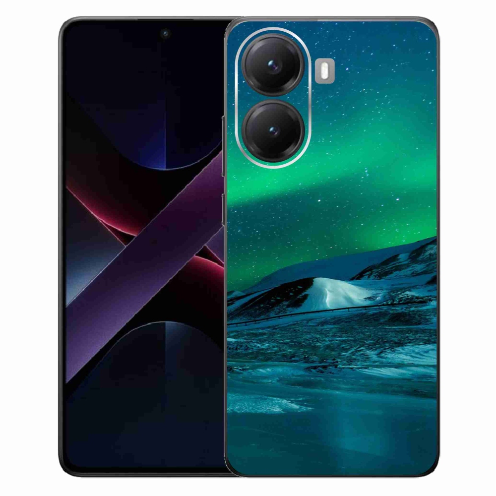 Gél borítás mmCase a Xiaomi Poco X7 Pro 5G számára - sarki fény