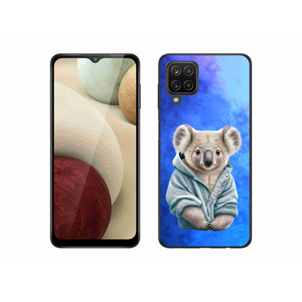 Zselés borítás mmCase Samsung Galaxy M12 készülékhez - koala pulóverben