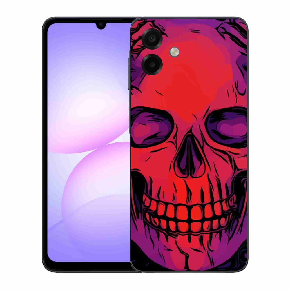 Gél védőhuzat mmCase Samsung Galaxy A07 4G - koponya