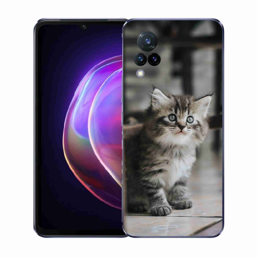 Gél borító mmCase a Vivo V21 4G/5G készülékhez - cica