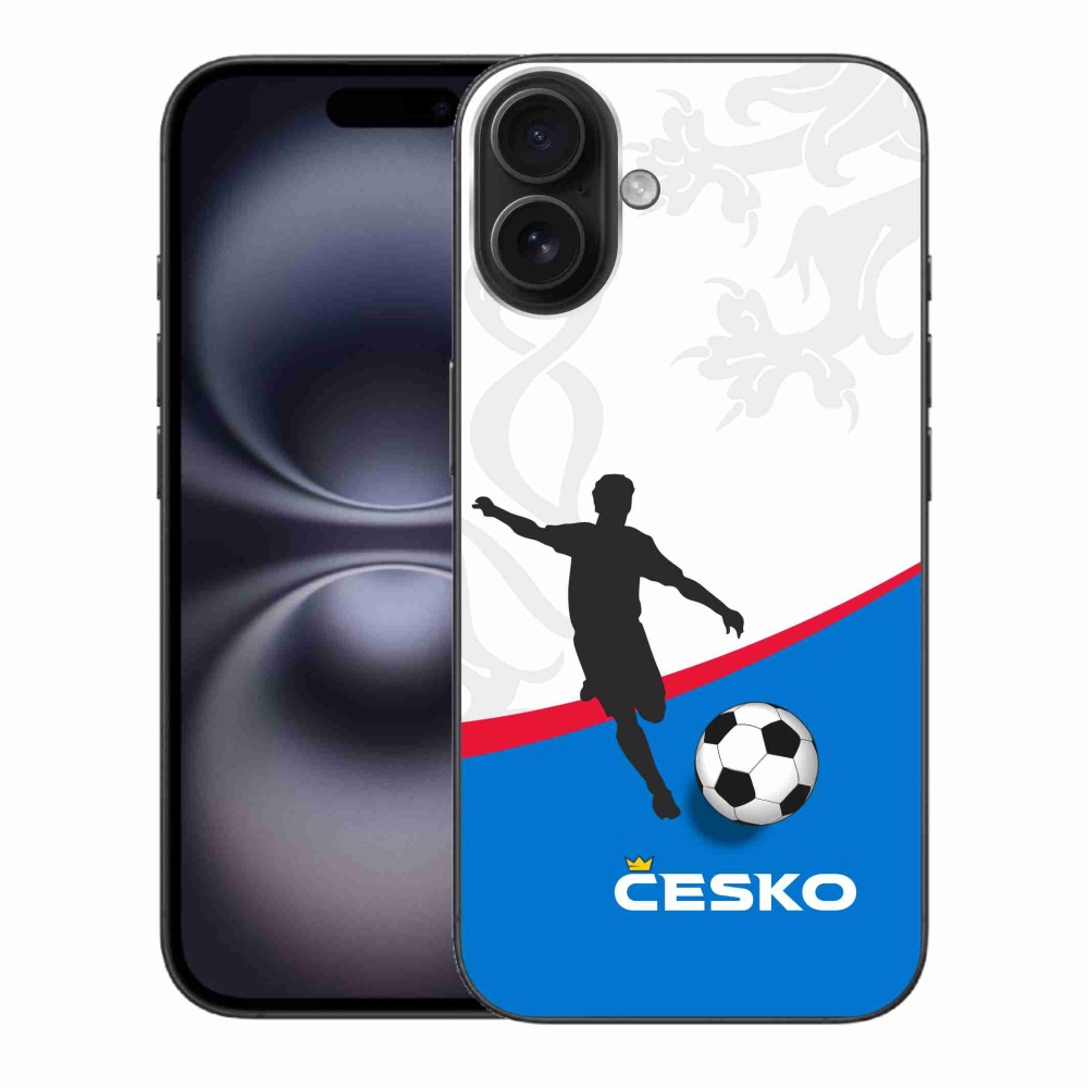Gél borítás mmCase iPhone 16 Plus készülékhez - futball Csehország 1