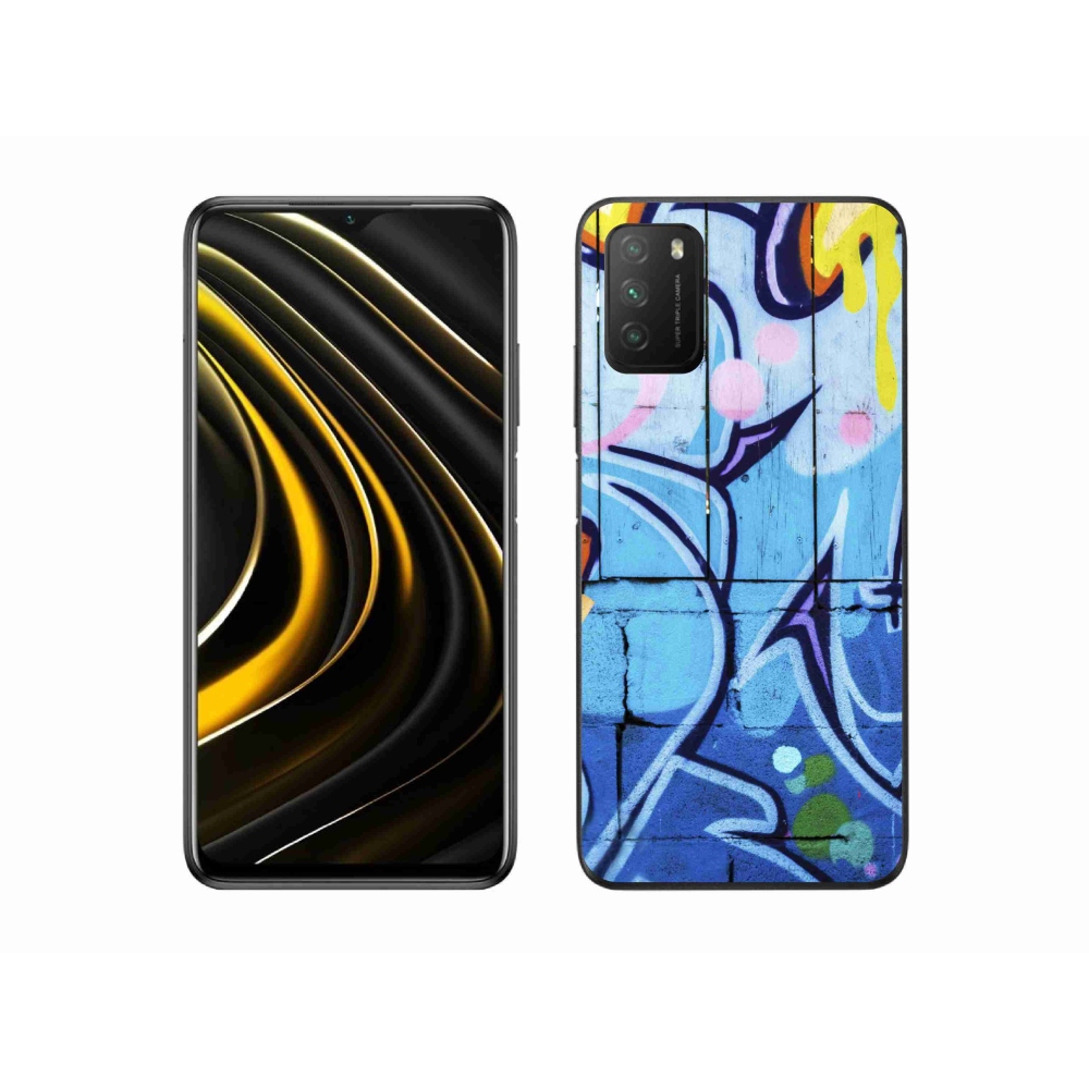Gél borítás mmCase a Xiaomi Poco M3-hoz - graffiti
