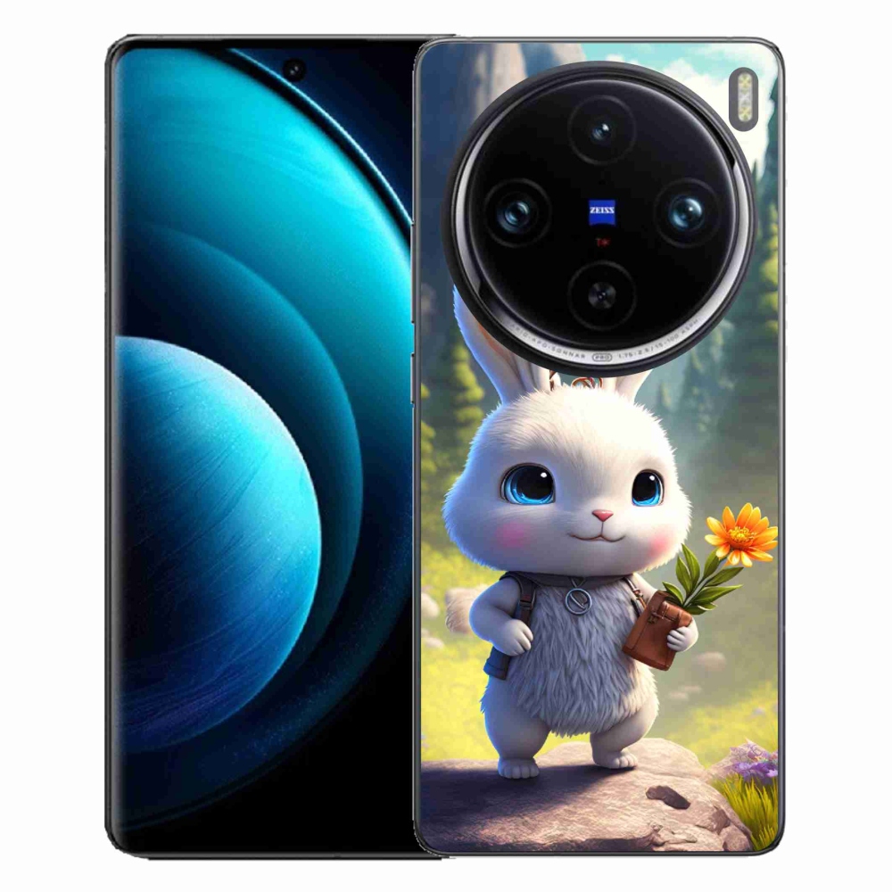 Zselés borítás mmCase a Vivo X100 Pro 5G készülékhez - aranyos nyuszi