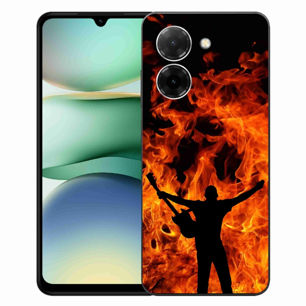 Gél borító mmCase a Xiaomi Redmi A5 (171.7x77.8x8.3mm) - zenész és tűz