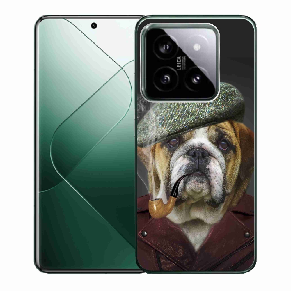 Gél borítás mmCase a Xiaomi 14 - kutya csővel