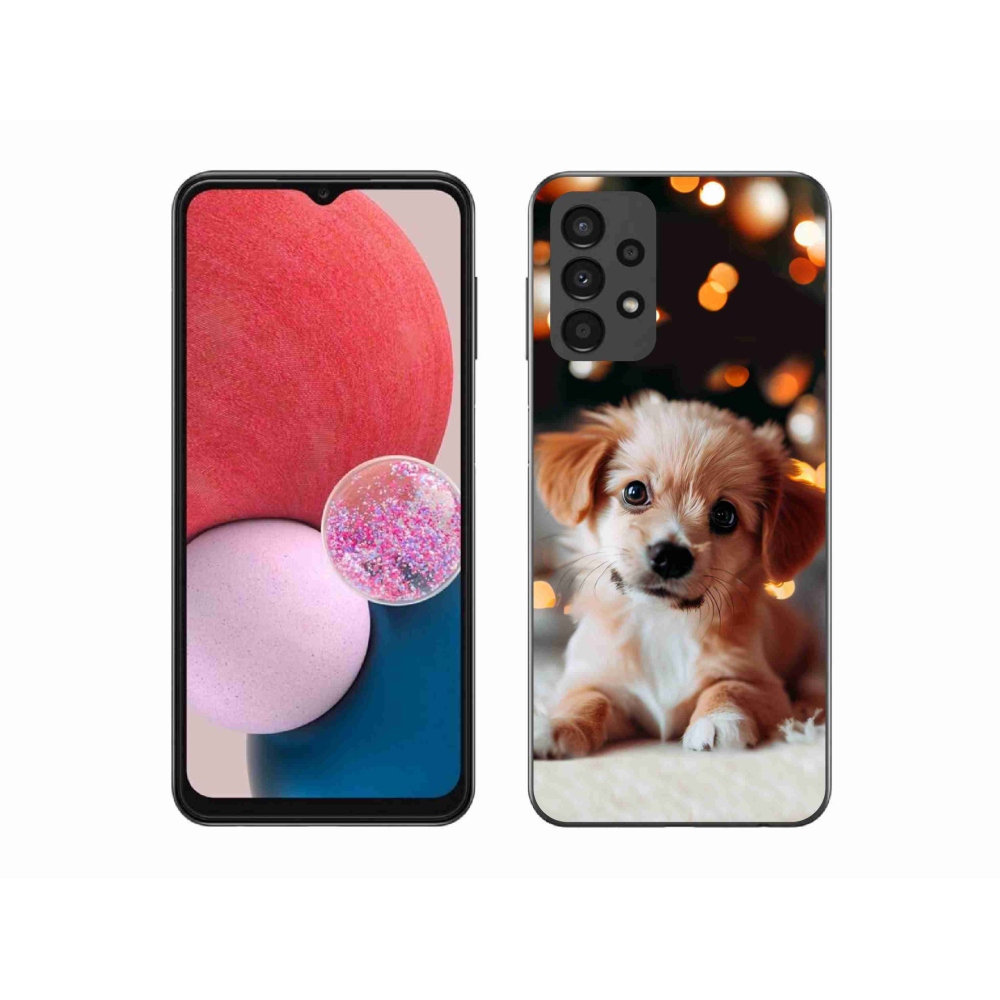 Gél borítás mmCase Samsung Galaxy A13 4G - kölyökkutyakékhez