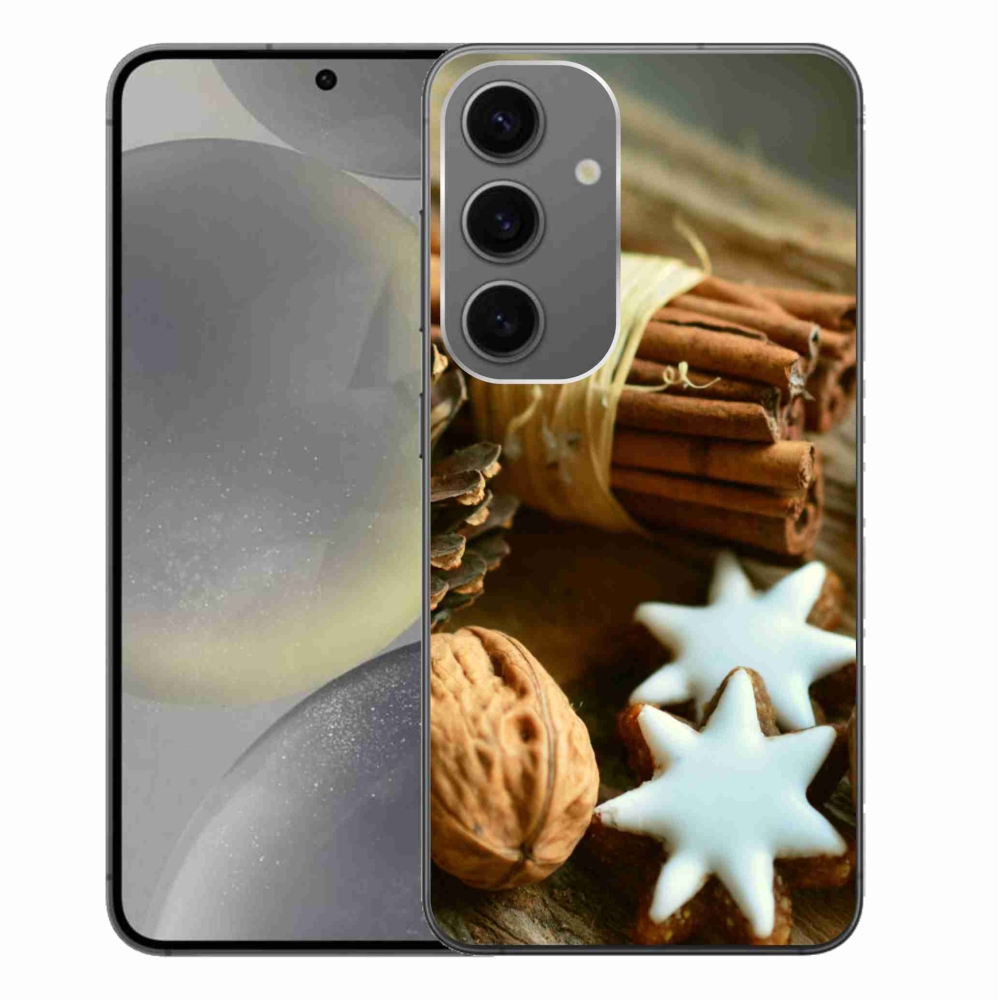 Gél borítás mmCase Samsung Galaxy S24+ készülékhez - fahéj és mézeskalács