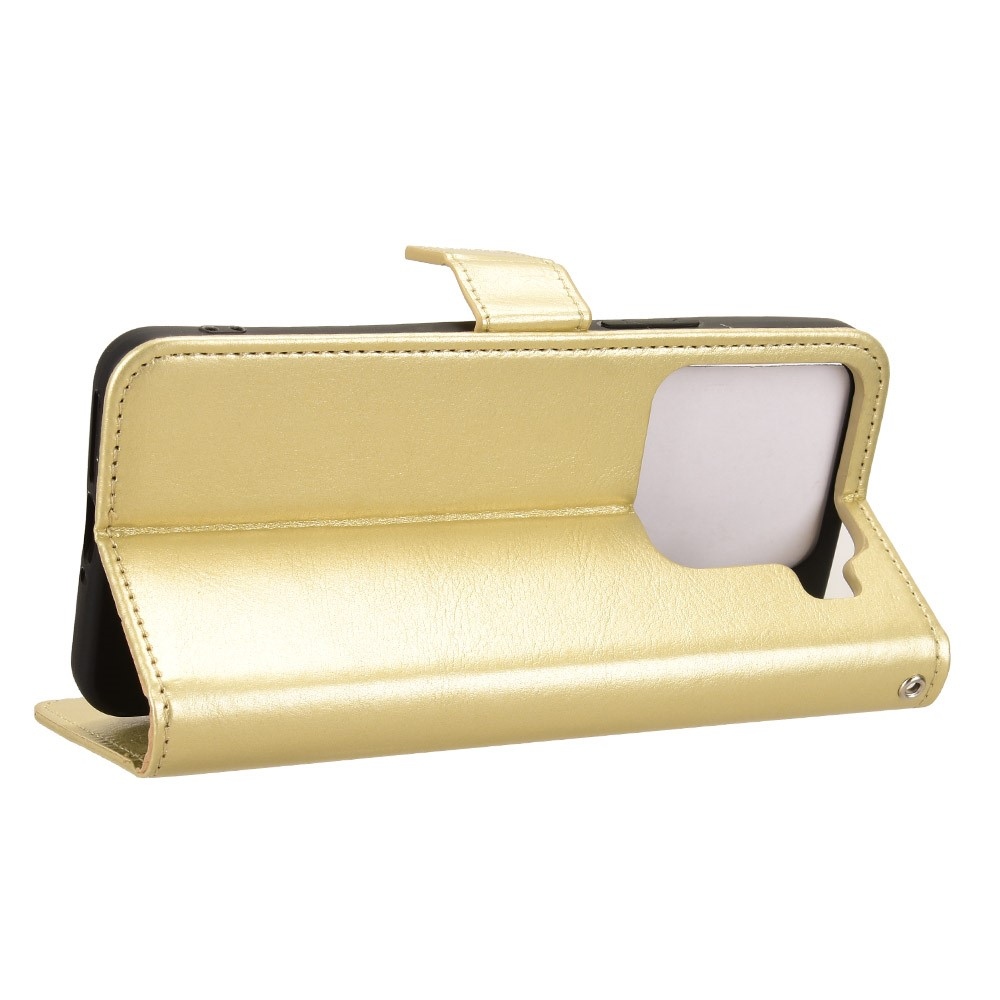 Őrült könyv tok Xiaomi 15 Pro-hoz - arany színű